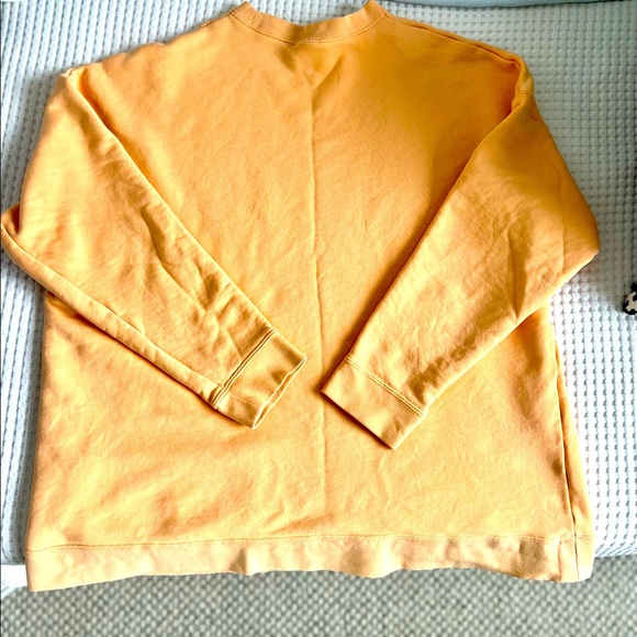 Nike Women’s Engineered Champions Crew Sweatshirt, Oversized, Creamsicle, Small - Picture 2 of 5